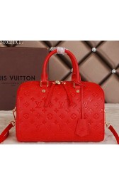 Louis Vuitton Monogram Empreinte Speedy Top Handle Bags M40762 Red VS03516