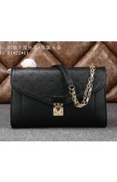 Louis Vuitton Monogram Empreinte ST GERMAIN MM Bag M48933 Black VS08245