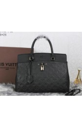 Louis Vuitton Monogram Empreinte Tote Bag M63172 Black VS09416