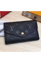 Louis Vuitton Monogram Empreinte Wallet Black M60541 VS05483