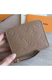 Louis Vuitton Monogram Empreinte Zippy Coin Purse Khaki M60067 VS00761