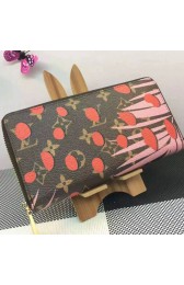 Louis Vuitton Monogram Jungle Dots Zippy Wallet M41908 Red VS08363