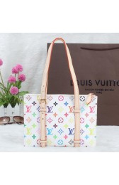 Louis Vuitton Monogram Multicolore CARROUSEL M41210 White VS01501