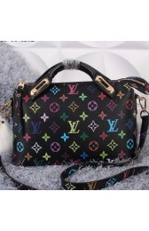 Louis Vuitton Monogram Multicolore Tote Bags M94114 Black VS01305