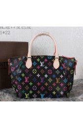 Louis Vuitton Monogram Multicolore Turenne PM Bag M48813 Black VS07038