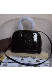 Louis Vuitton Monogram Vernis Alma BB Black M50415 VS07290