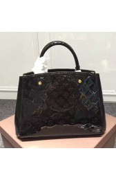 Louis Vuitton Monogram Vernis Montaigne MM M50168 Noir VS00668
