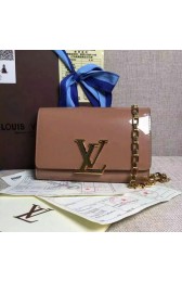 Louis Vuitton Patent Calfskin Chain Louise MM M94268 Khaki VS06454