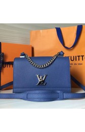 Louis Vuitton Soft Calf Leather Lockme II BB Blue M51200 VS02871