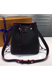 Louis Vuitton Soft calfskin Lockme Bucket Noir M54681 VS02929