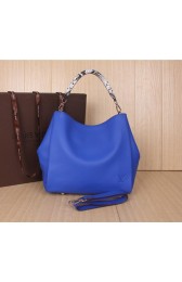Louis Vuitton Suede Leather Bagatelle M91671 Blue VS00320