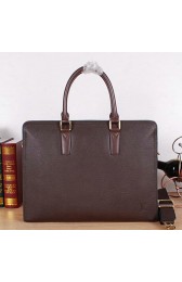 Louis Vuitton Taiga Leather Briefcase M80118 Brown VS03995