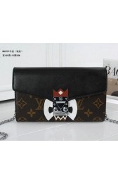 Louis Vuitton TRIBAL MASK CHAINE WALLET Monogram M60797 Black VS06933