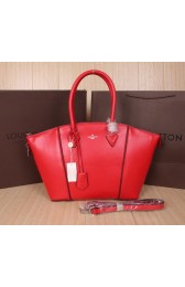 Louis Vuitton Veau Cachemire LOCKIT GM M94698 Red VS02319