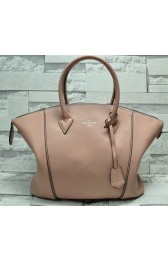 Louis Vuitton Veau Cachemire LOCKIT MM Tote Bag M94593 Galet VS05325