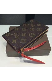 Luxury Copy Louis Vuitton Monogram Canvas Adele Compact Wallet Orange M61271 VS04177