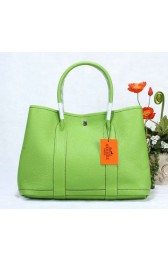 Luxury Hermes Garden Party 36cm Tote Bag Grainy Leather Green VS00735