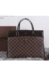 Luxury Louis Vuitton Damier Ebene Canvas Tote Bag N63172 Brown VS05553