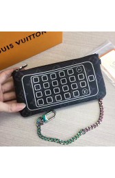 Luxury Louis Vuitton Monogram Eclipse Iphone 7 Pouch M64433 VS06441