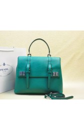 Luxury Prada Original Leather Tote Bag BN2789 Green VS06502