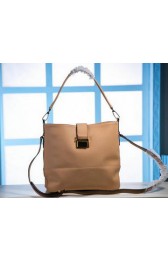 miu miu Madras Goat Leather Hobo Bag RR1918 Apricot VS05698