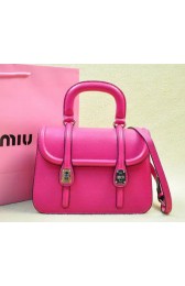 miu miu Original Leather Tote Bag RN1068 Rose VS02988