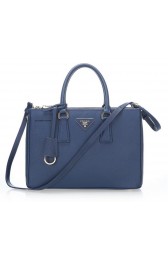 Prada 30cm Saffiano Leather Tote Bag BN1801 Royal VS08816