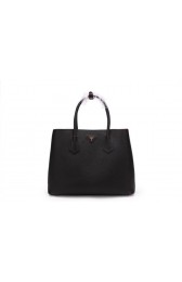 Prada BN2756 Black Saffiano Calfskin Leather Tote Bag VS03285