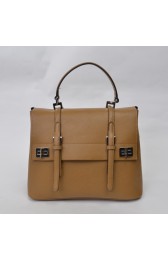 Prada Lux Double Satchel Bag BN2798 in Apricot Original Saffiano Leather XZ VS00933