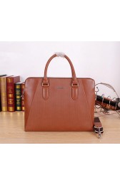 Prada Original Leather Briefcase P285871 Wheat VS04091