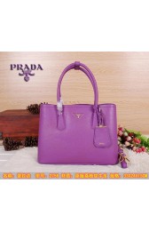 Prada Original Leather Tote Bags BN2756 Purple VS06012