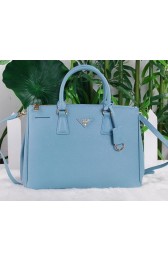 Prada Saffiano Calfskin Leather Tote Bag PBN2274 SkyBlue VS00702