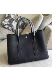 Quality Hermes Garden Party 36 30 Tote Bag in Imported Togo Leather Black VS05392