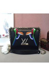 Quality Louis Vuitton Epi Leather Early Bird Twist MM M41865 Black VS02972