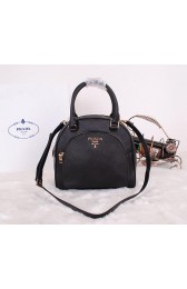 Replica 1:1 Prada Saffiano Leather Shoulder Bag BN2827 Black VS00579