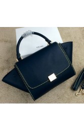 Replica 2015 Celine mini Trapeze Bag Original Leather CL005 Royal VS00629