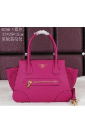 Replica AAA PRADA Grainy Calfskin Leather Tote Bag BN8256 Rose VS09807