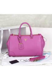 Replica AAA Prada Vitello Shine Double Zip Shopping Tote Satchel BN2324 in Peach Original Calfskin leather LSS VS01211