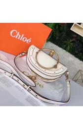 Replica Best Chloe Nile Small Bracelet Minaudiere Bag White 230605 VS08168