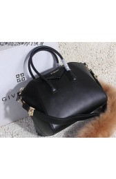 Replica Best Givenchy Antigona Bag Smooth Leather G9981L Black VS04340