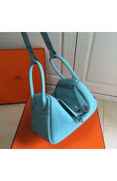 Replica Best Hermes Lindy 26 Bag Skyblue Togo Calfskin Leather H210401 VS06676