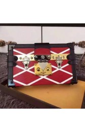 Replica Best Louis Vuitton Malletage Epi Leather Petite Malle M50019 Red VS03501