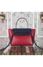 Replica Celine Belt Bag Original Leather CLA98312 Red&Black VS08644
