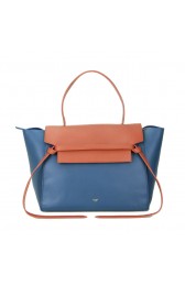 Replica Celine Belt Bag Smooth Calfskin Leather C3345 SkyBlue&Wheat VS00758