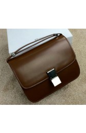 Replica Celine Classic Box Small Flap Bag Smooth Leather C11042 Wheat VS07106