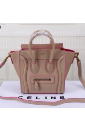 Replica Celine Luggage Nano Bag Original Leather CTS3309 Apricot VS00772