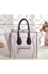 Replica Celine Micro Luggage 3307 in Light Pink Original Leather YD VS07095
