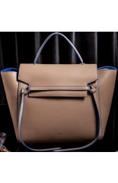 Replica Celine Small Belt Bag Original Leather CLT3346S Khaki&Blue VS08948