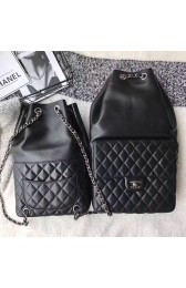 Replica Chanel Black Lambskin Backpack In Seoul Bag 010402 VS07736