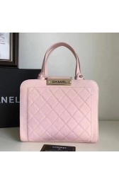 Replica Chanel Click Label Shopping Bag Pink A93732 VS04493